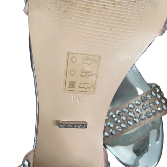 Kurt Geiger London Studded Sandals. VGC. Rose and silver. Sz 38 - Picture 8 of 9